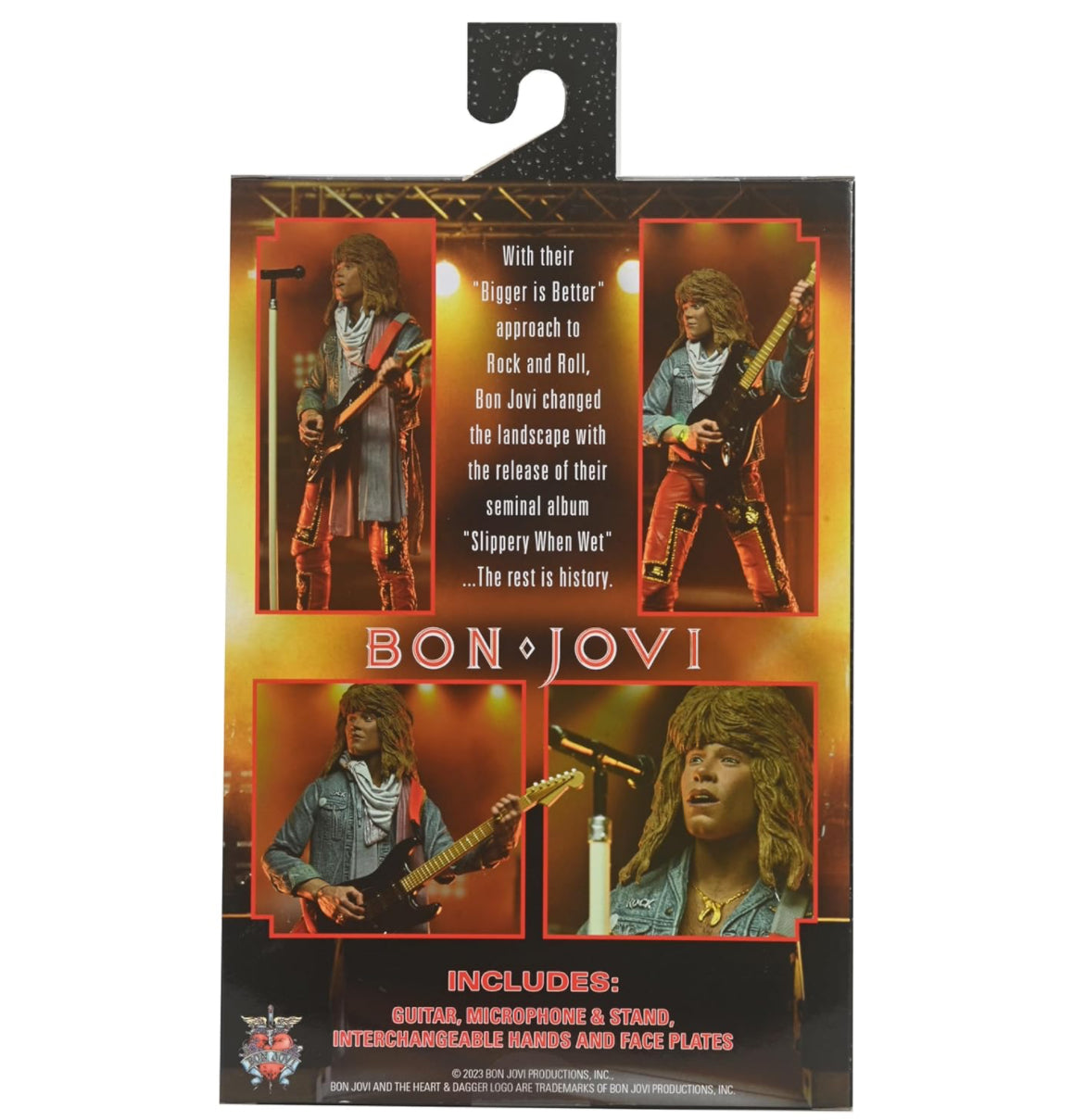 Jon Bon Jovi Figura de Acción Slippery When Wet Neca Ultimate 18cm