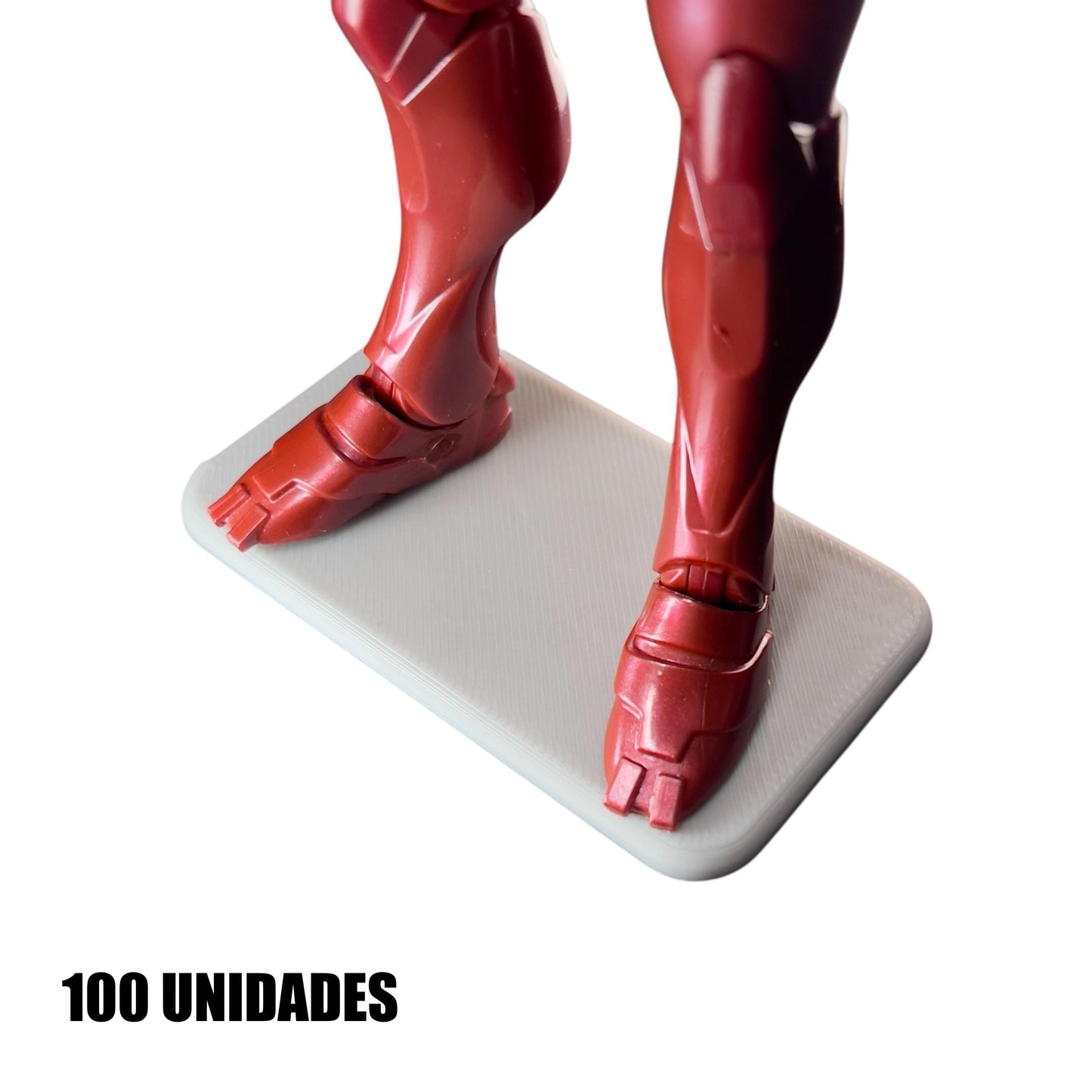 Base Rectangular Figuras de Acción con pines - Exhibición Colección Marvel Legends, Mcfarlane, Jada Toys, Black Series, Neca, Etc.