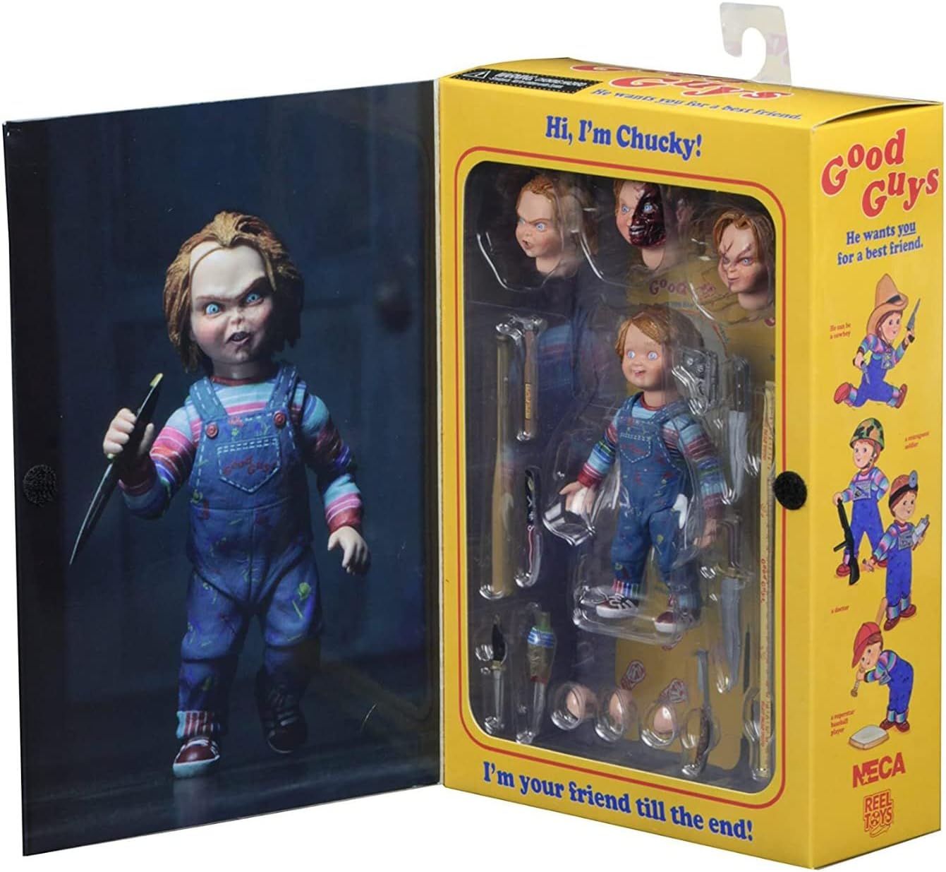 Chucky Figura De Acción Chucky Good Guys Neca Ultimate Toys 11 Cm