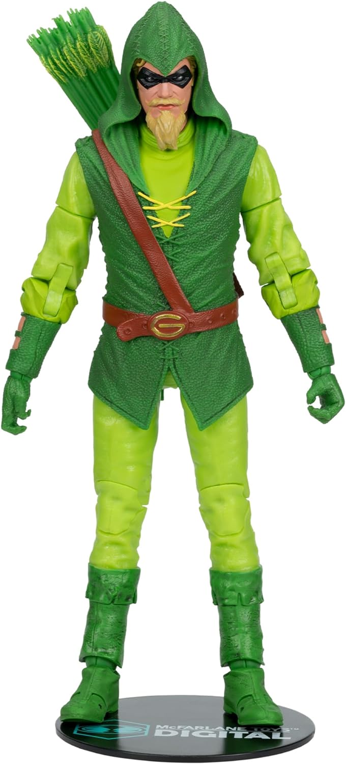 Green Arrow / Flecha Verde Figura De Acción Longbow Hunter Justice League Classic Dc Multiverse Mcfarlane Toys 18 cm