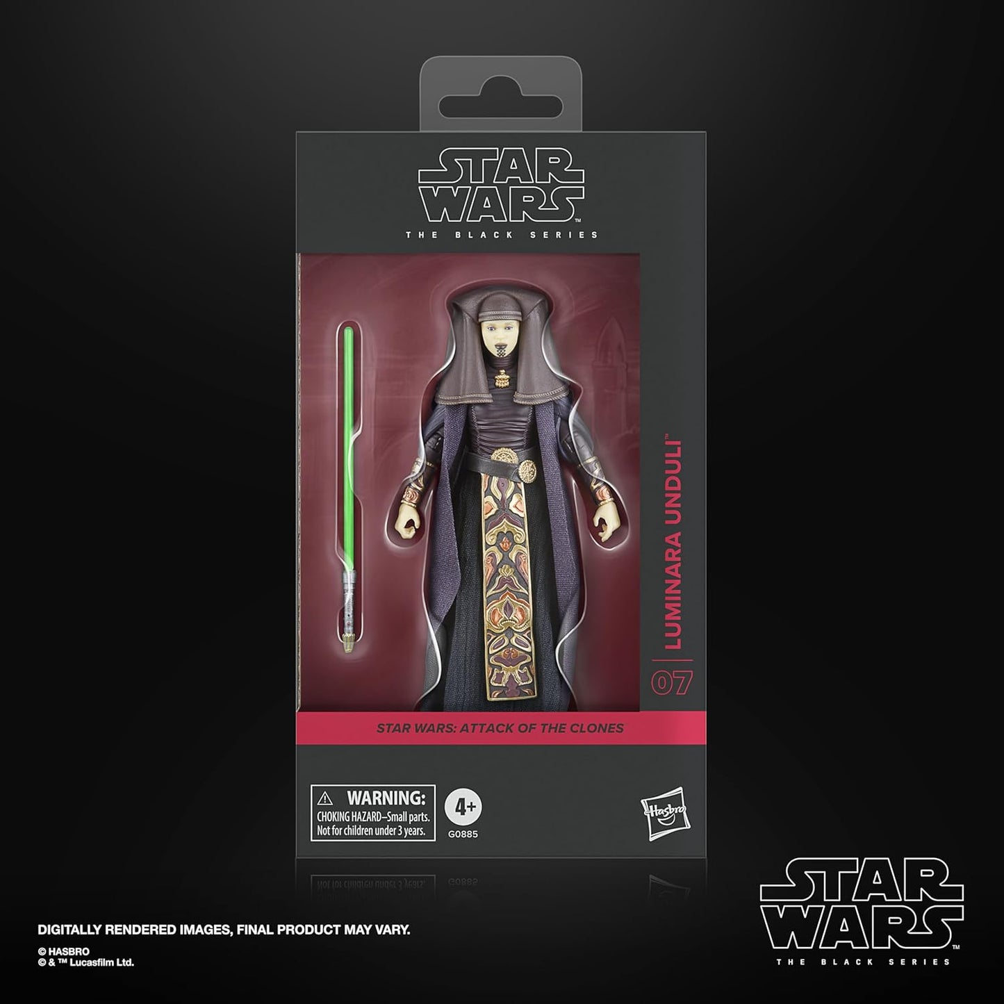 Luminara Unduli Figura De Acción Star Wars Attack of The Clones Black Series 16cm