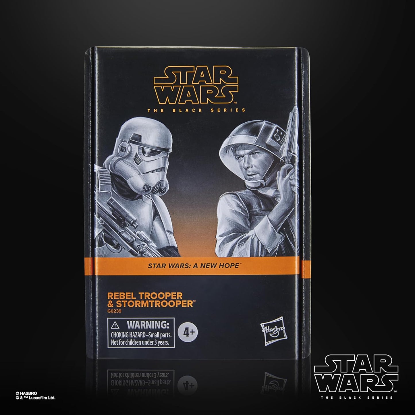 Rebel Trooper & Stormtrooper Pack Figura De Acción Star Wars A New Hope The Black Series Hasbro 16 Cm