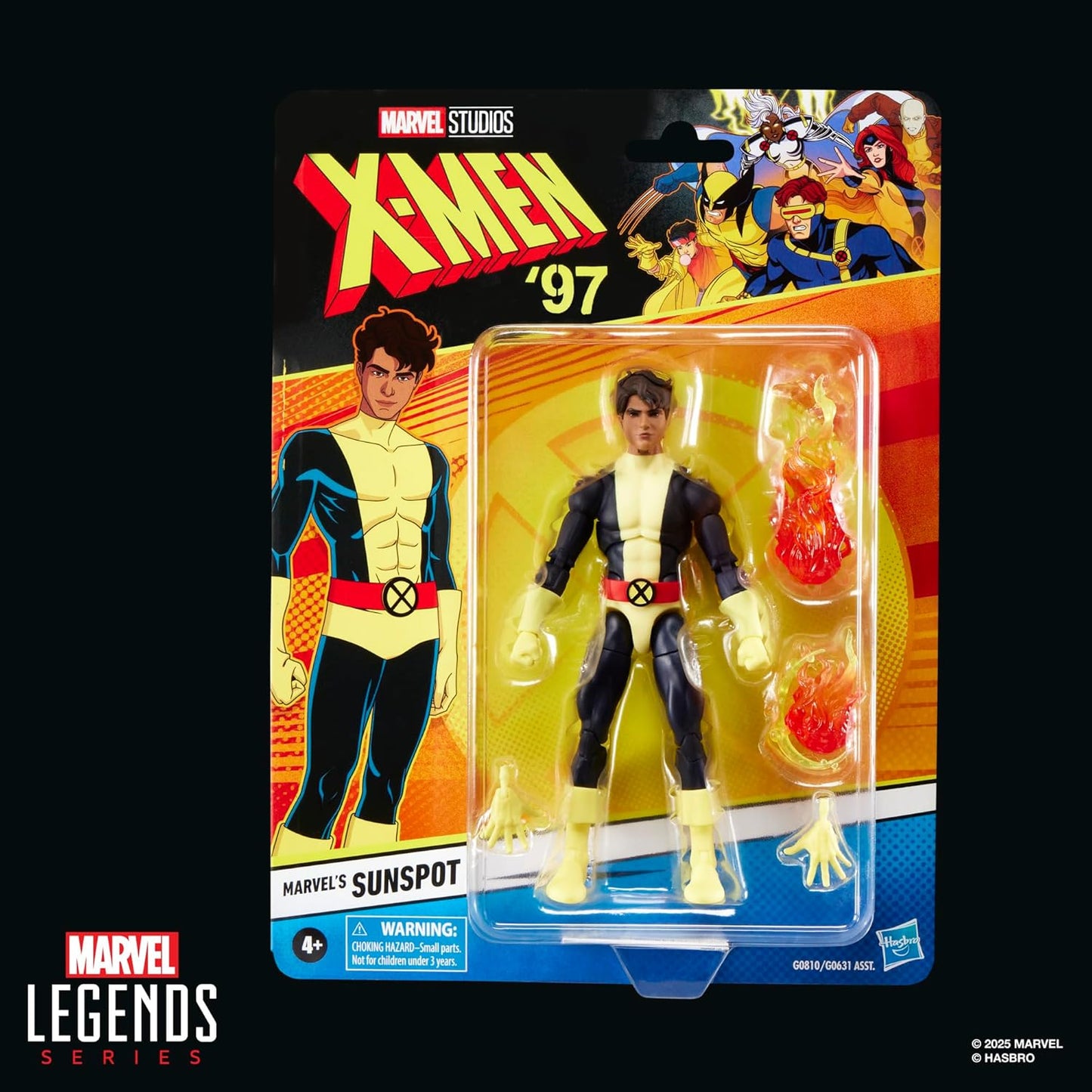 Sunspot Figura de Acción X Men 97 Marvel Legends 16 cm