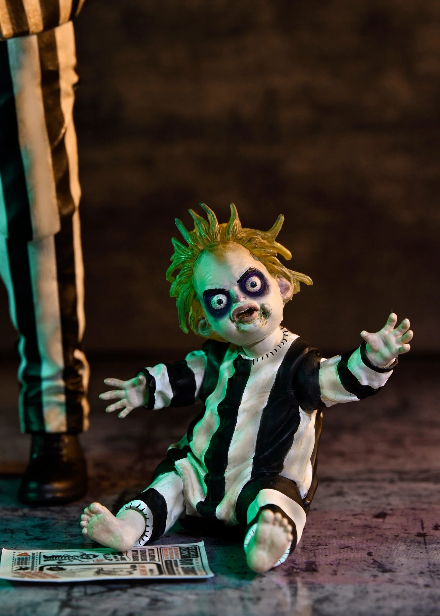 Beetlejuice Striped Suit Figura De Acción Beetlejuice Neca Ultimate 18 Cm