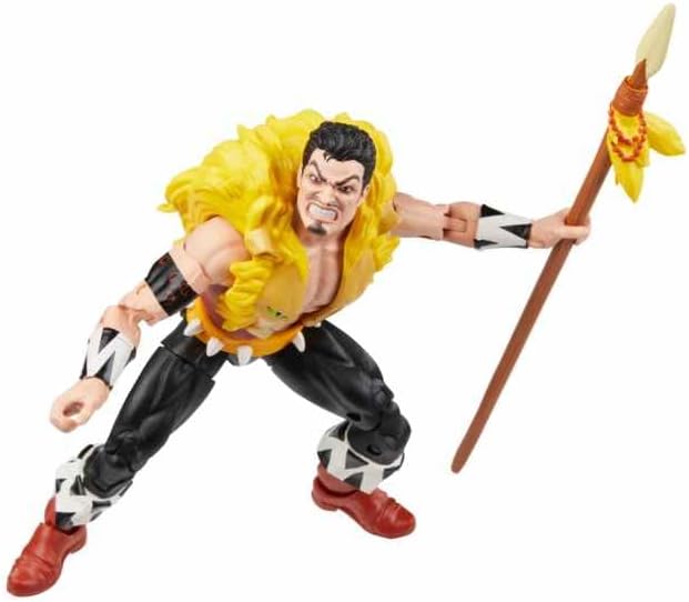 Kraven Figura De Acción Spiderman Comics Marvel Legends Hasbro 17 Cm