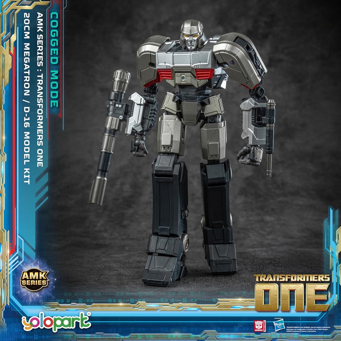 Megatron D-16 Figura de Acción Transformers One Yolopark Transformers Model Kit AMK Hasbro 20 Cm