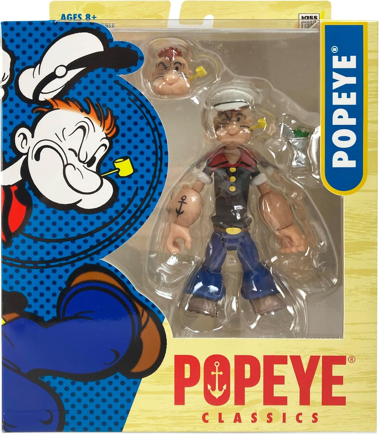 Popeye Figura De Acción Popeye Classics Boss Fight Studio 12 Cm