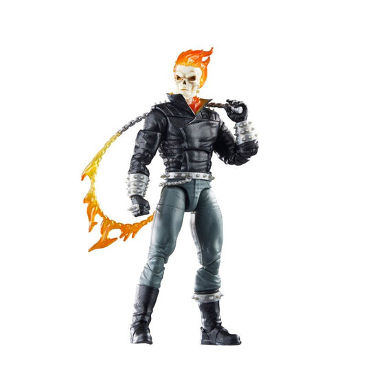 Ghost Rider & Motorcycle Figura De Acción Comics Classic 85 Anniversary Series Marvel Legends Hasbro 16 Cm