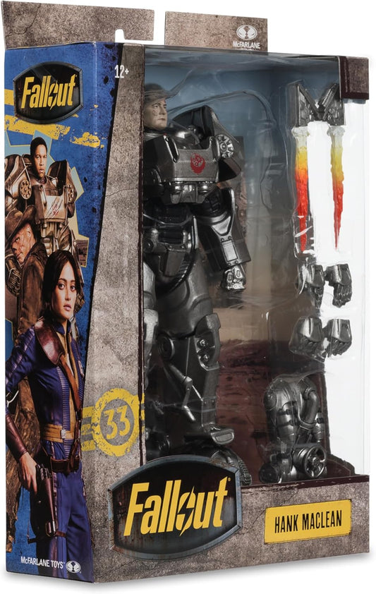 Hank Maclean Servoarmadura Figura de Acción Fallout Mcfarlane Toys 20 cm