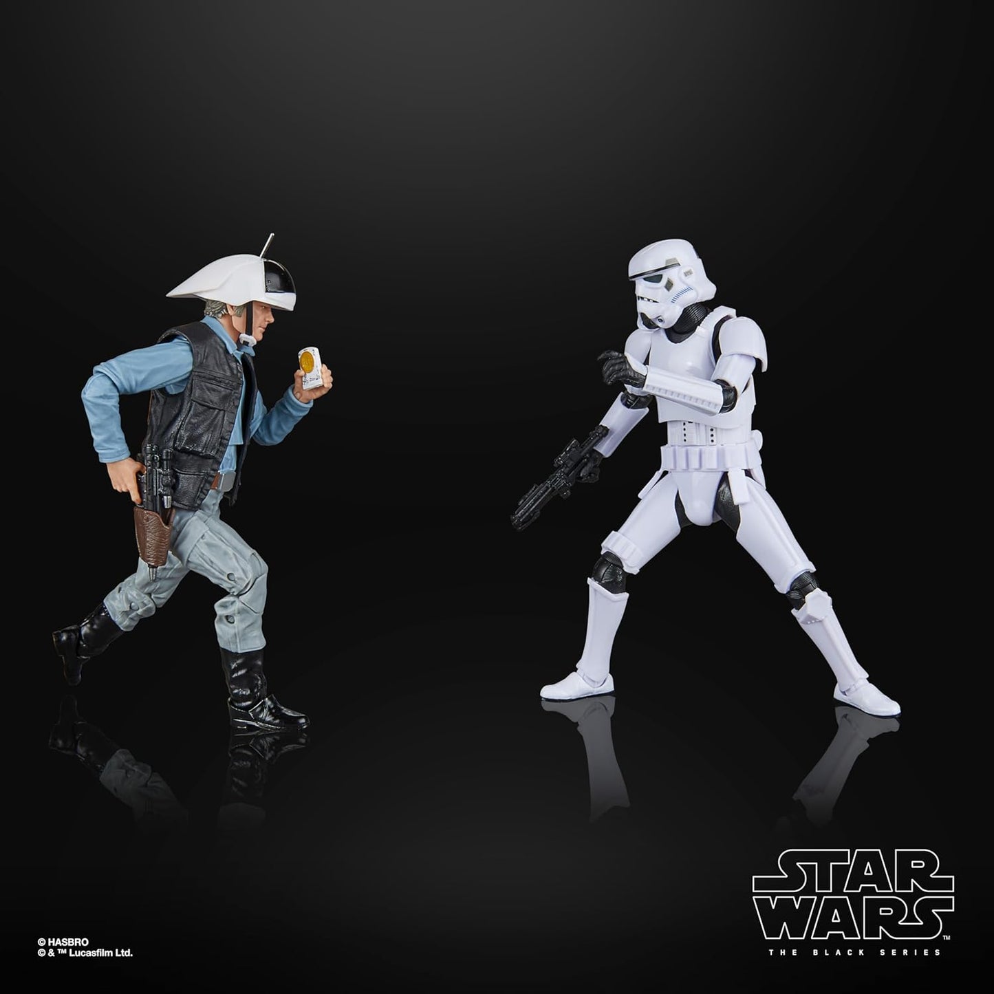 Rebel Trooper & Stormtrooper Pack Figura De Acción Star Wars A New Hope The Black Series Hasbro 16 Cm