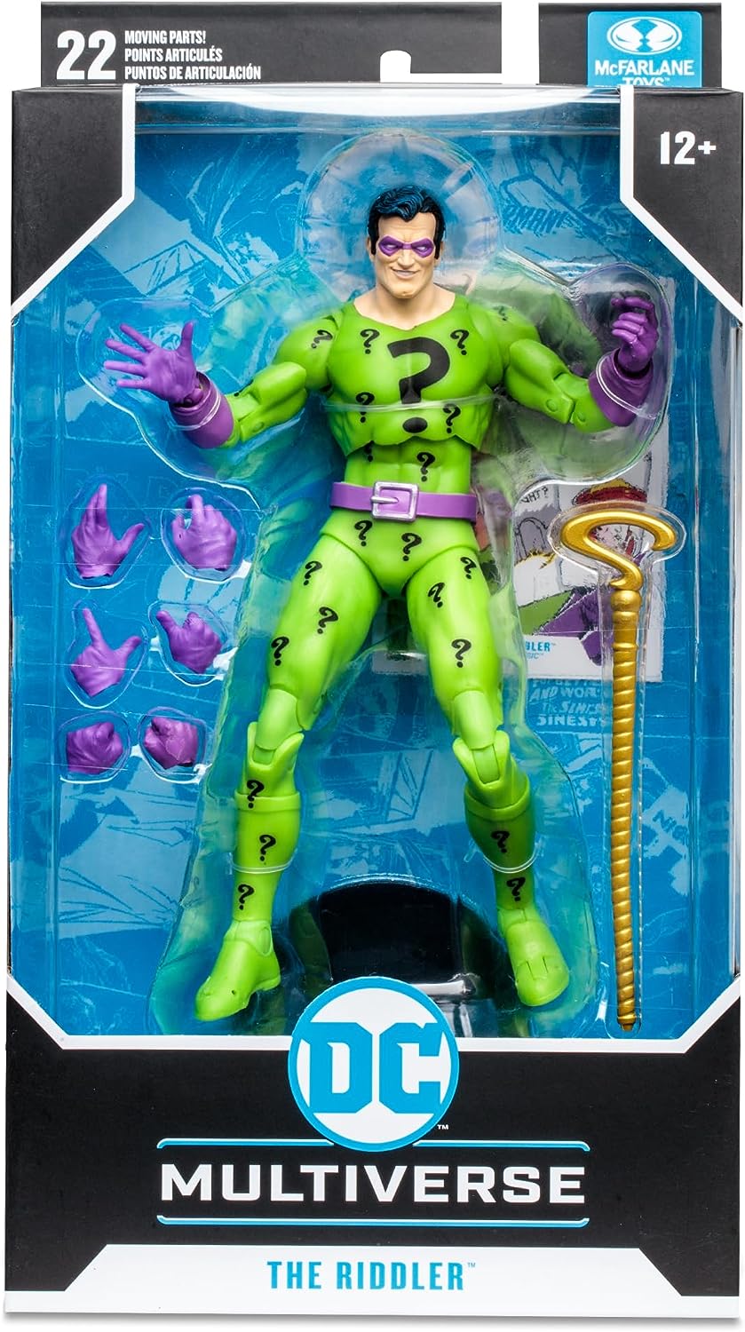 The Riddler Figura De Acción Batman DC Classic Dc Multiverse Mcfarlane Toys 18 cm
