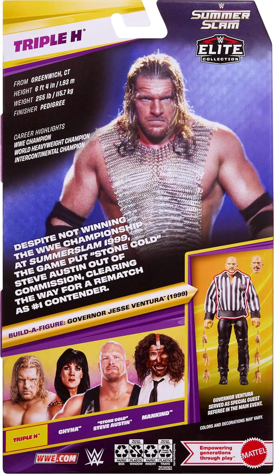 Triple H Summer Slam Figura de Accion WWE Elite Mattel 18 Cm
