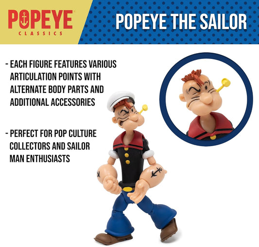 Popeye Figura De Acción Popeye Classics Boss Fight Studio 12 Cm