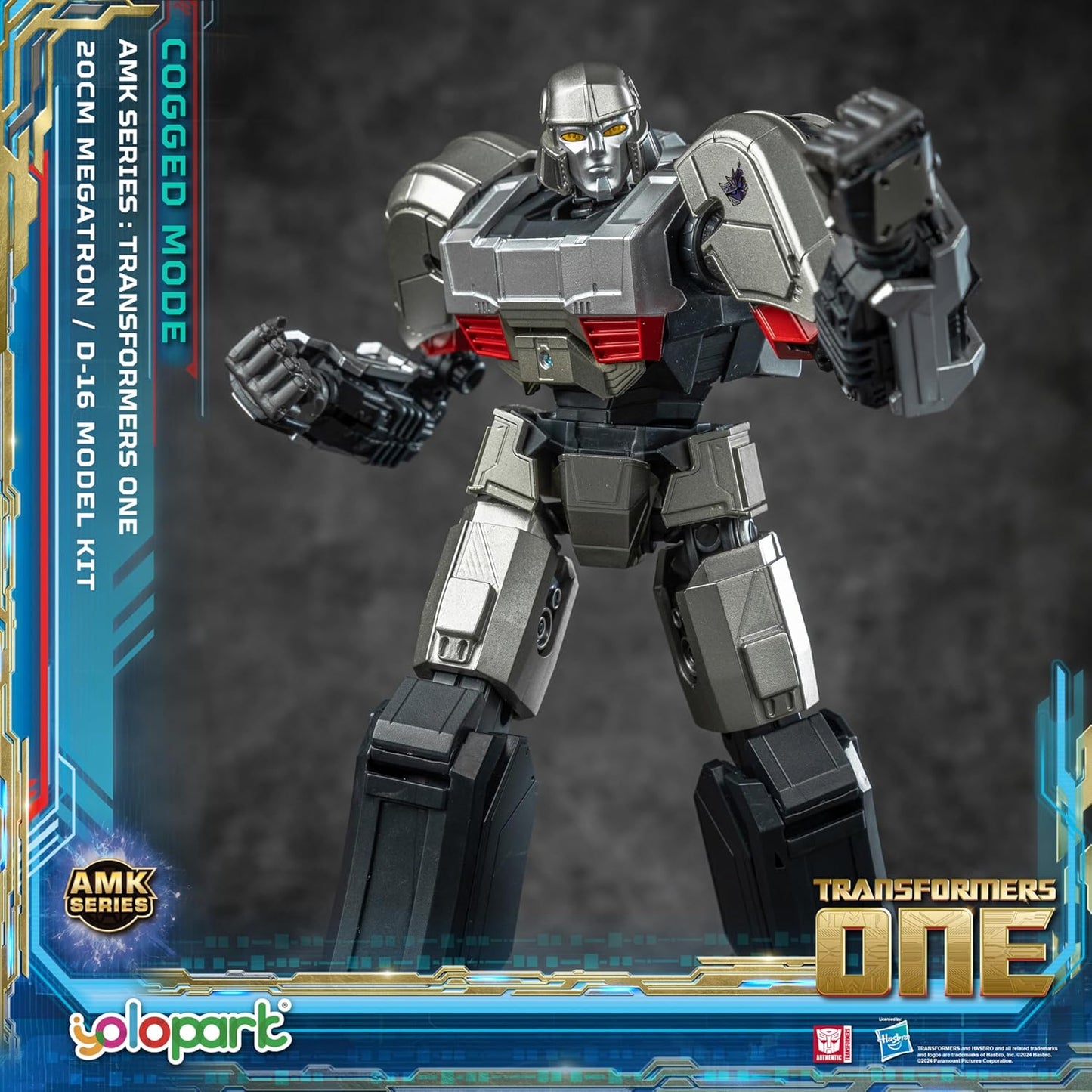 Megatron D-16 Figura de Acción Transformers One Yolopark Transformers Model Kit AMK Hasbro 20 Cm