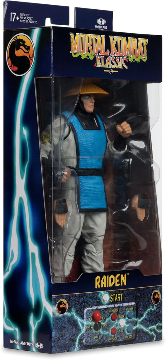 Raiden Figura de Accion Mortal Kombat Klassic Mcfarlane Toys 17cm