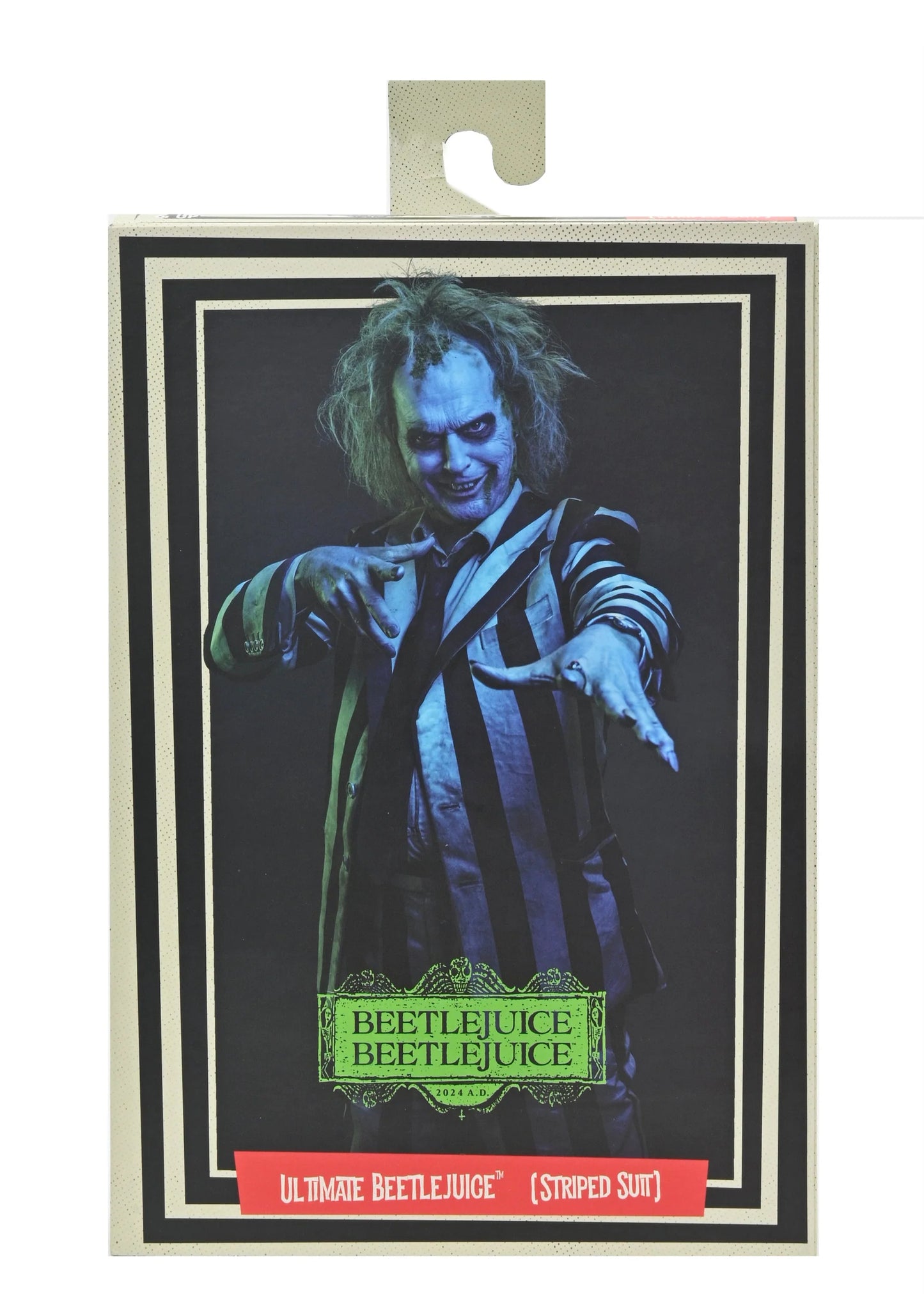 Beetlejuice Striped Suit Figura De Acción Beetlejuice Neca Ultimate 18 Cm