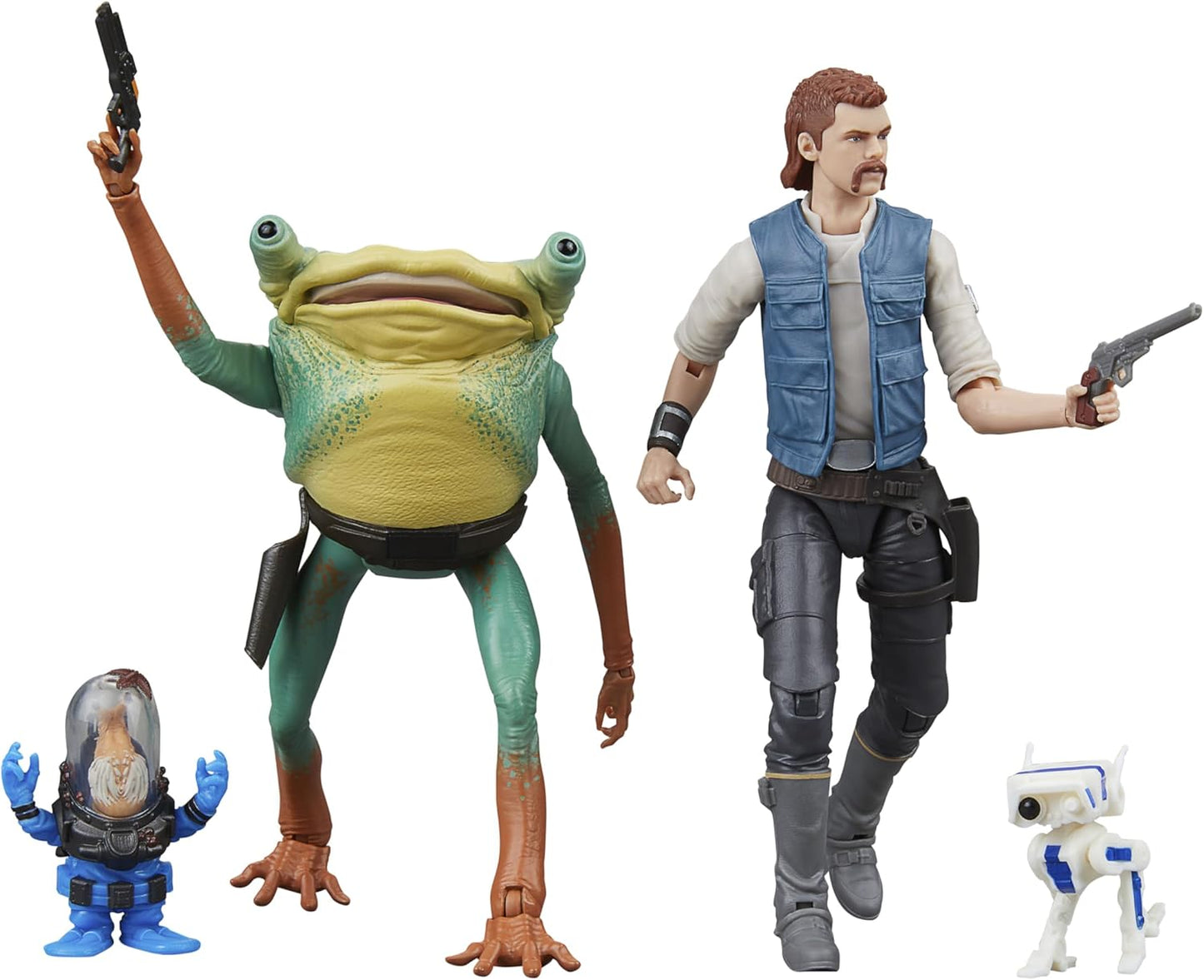 Cal Kestis Turgle & Skoova Stev Pack Figuras de Acción Star Wars Jedi Survivor Black Series 16 Cm