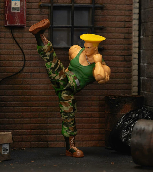 Guile Figura De Acción Street Fighter II Jada Toys 16 Cm