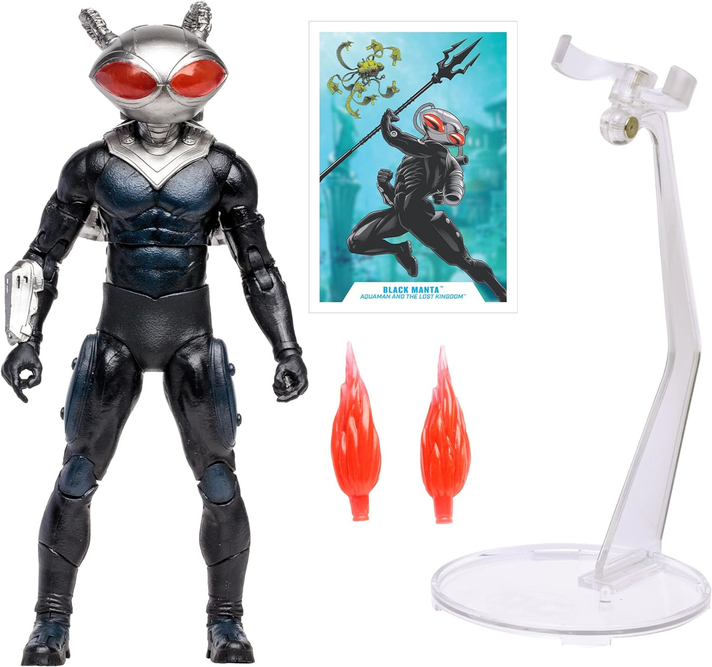 Black Manta Figura De Acción Aquaman 2 The Lost Kingdom Dc Mcfarlane Toys 19 Cm