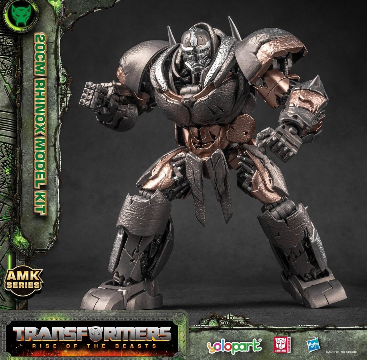 Rhinox Figura de Acción Transformers Rise Of The Beasts Yolopark Transformers Model Kit AMK Hasbro