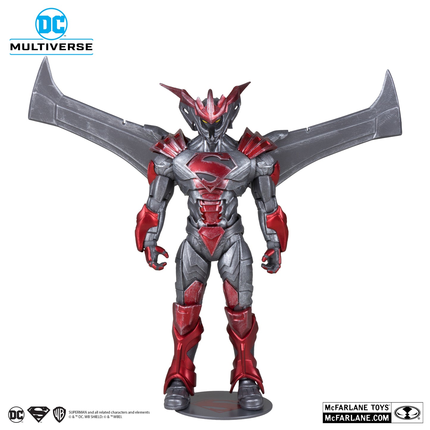Superman Unchained Gold Label Limited Edition Figura de Acción Energized Unchained Armor Dc Multiverse Mcfarlane Toys 19 Cm