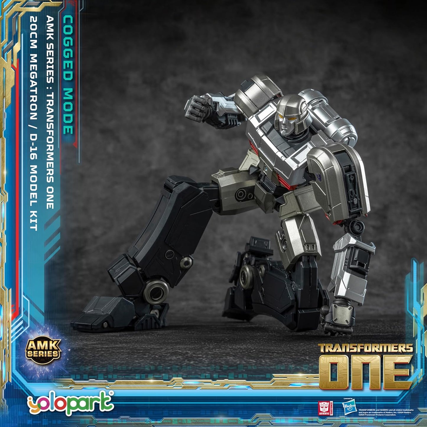 Megatron D-16 Figura de Acción Transformers One Yolopark Transformers Model Kit AMK Hasbro 20 Cm