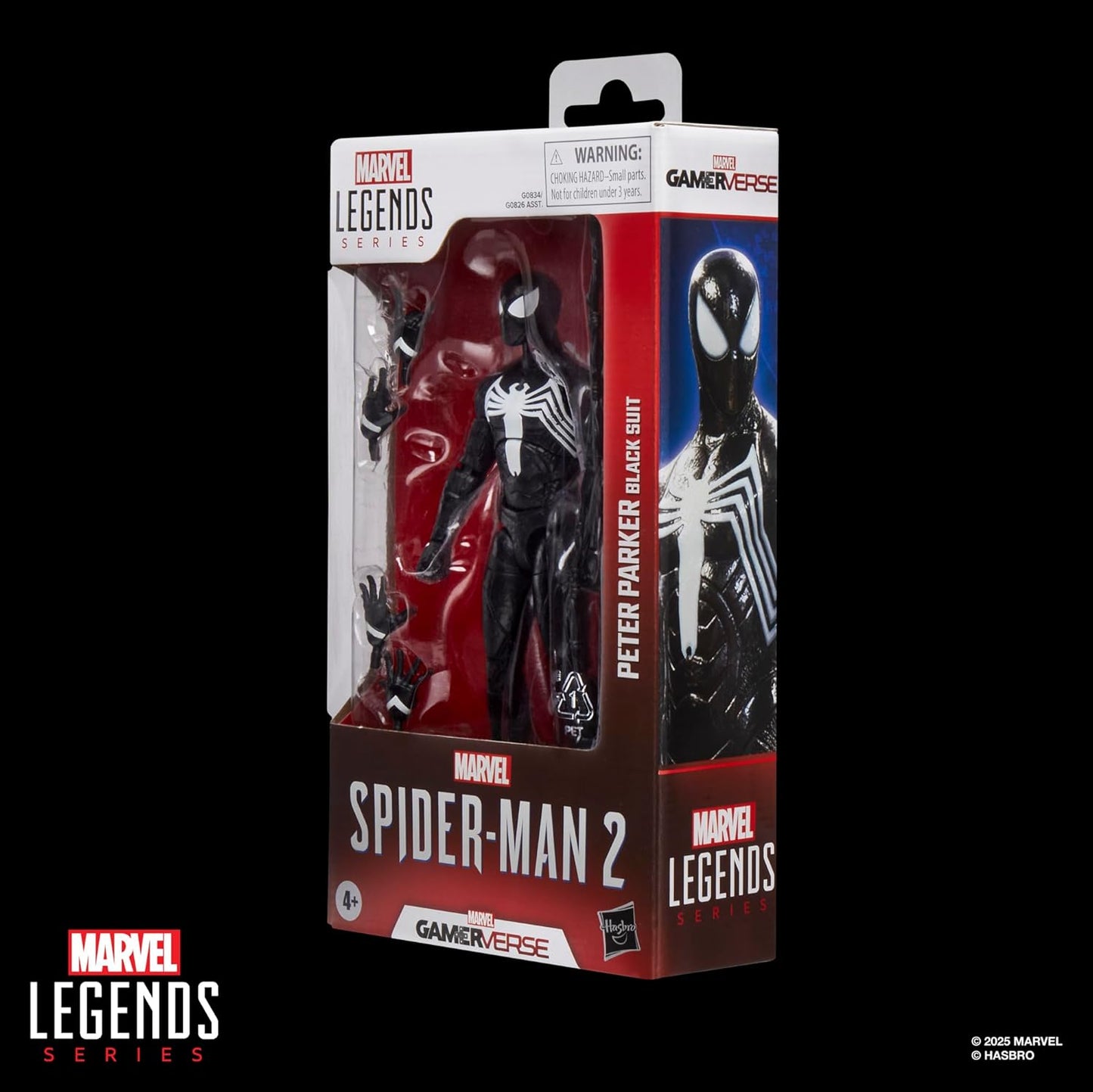 Peter Parker Black Suit Figura De Acción Spiderman 2 Gamerverse Ps5 Marvel Legends 16cm