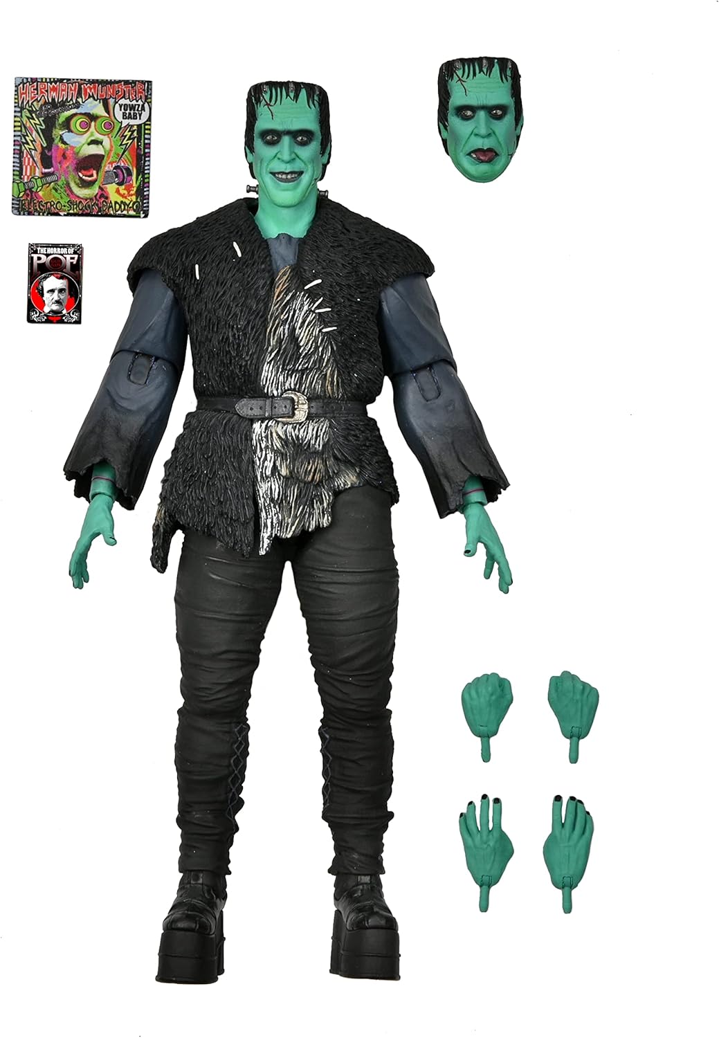 Herman Munster Figura De Acción Frankenstein The Munsters Horror Neca Ultimate 18cm