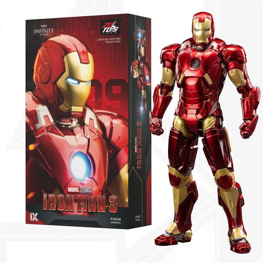 Iron Man Mark 09 Figura de Accion Avengers Iron Man 3 Zd Toys 18cm