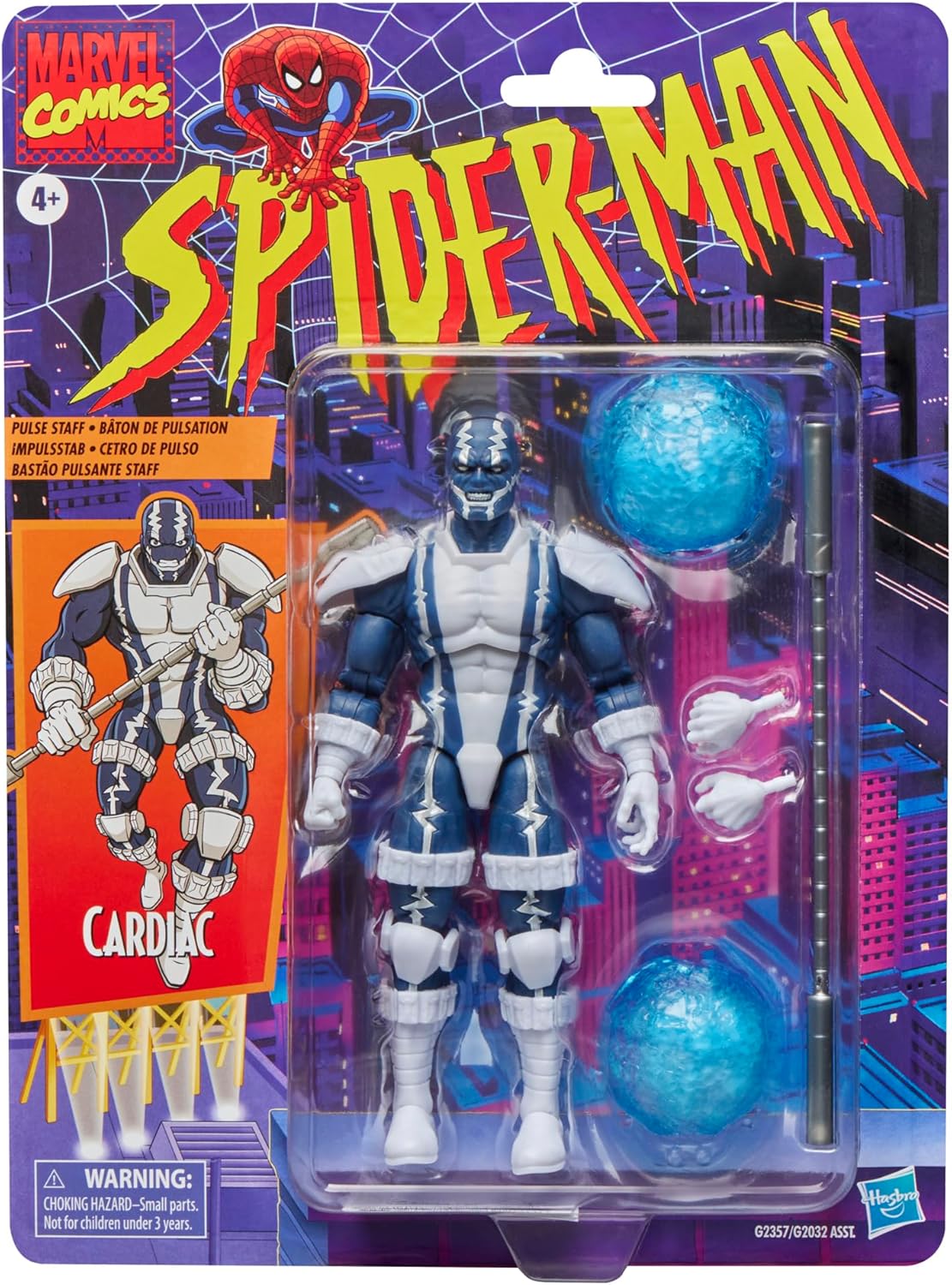 Cardiac Figura de Acción Spiderman Marvel Legends Retro 16 Cm