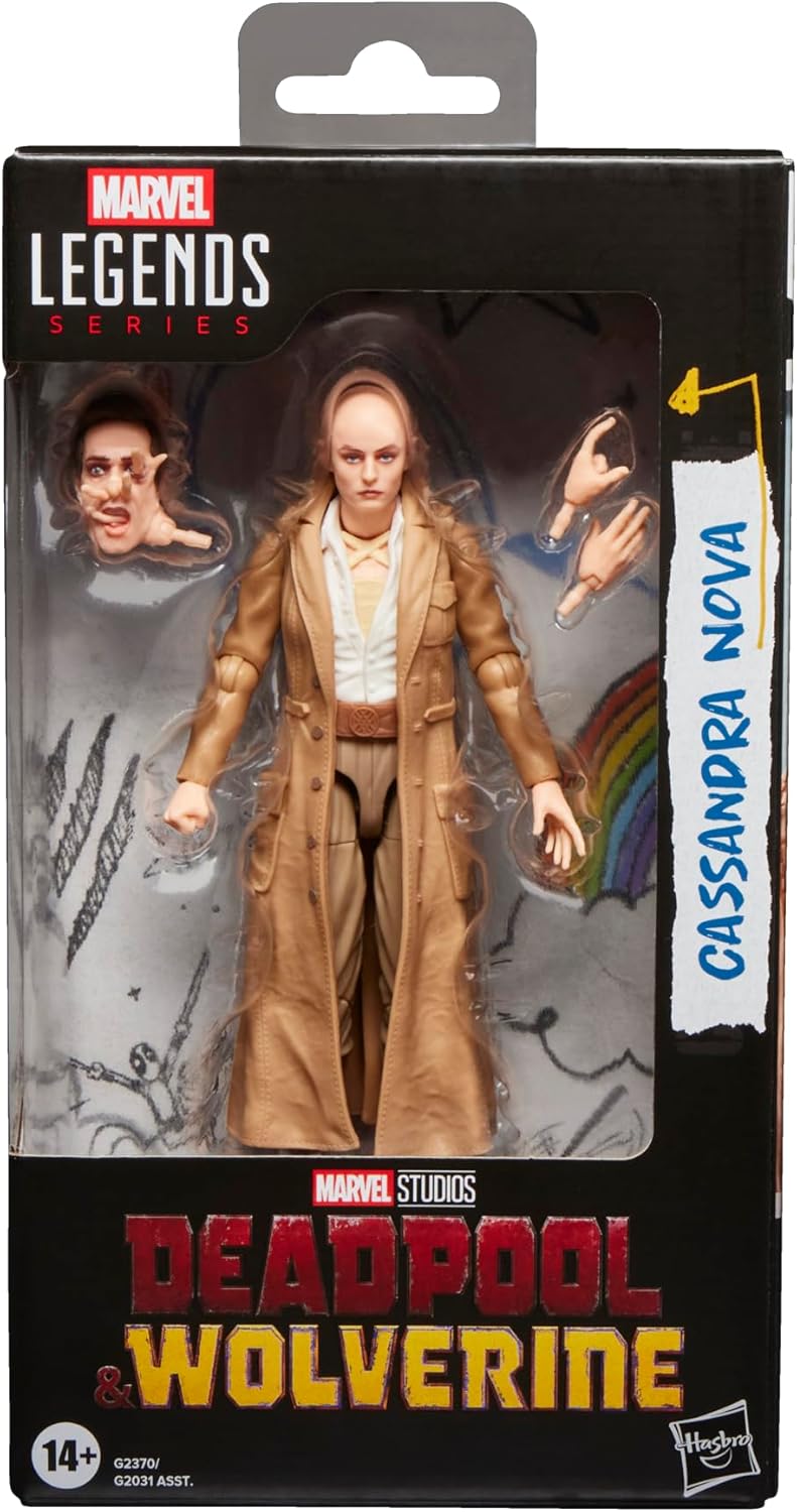 Cassandra Nova Figura de Acción Deadpool & Wolverine Marvel Legends Hasbro 16 Cm