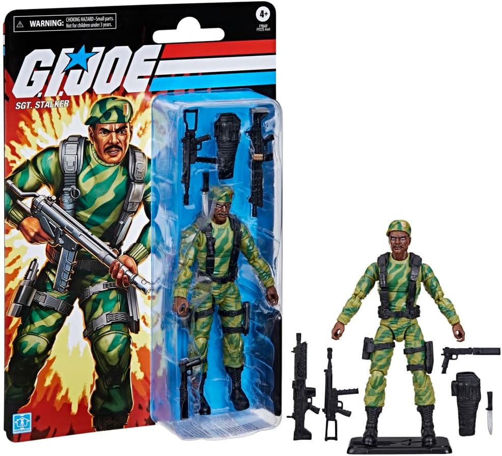 Sgt Stalker Soldier Figura De Acción GI Joe Classified Hasbro 16 cm