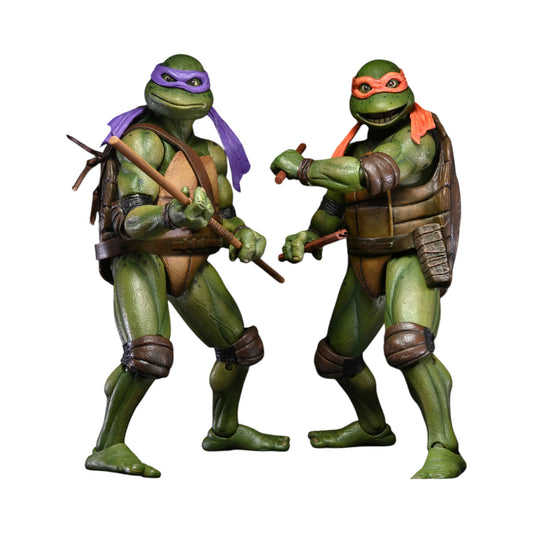 Michelangelo & Donatello Pack Figuras De Acción Teenage Mutant Ninja Turtles The Secret Of The Ooze Neca 18 Cm