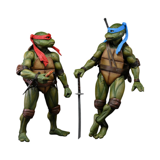 Leonardo & Raphael Pack Figuras De Acción Teenage Mutant Ninja Turtles The Secret Of The Ooze Neca 18 Cm