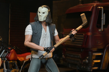 Casey Jones & Dirt Bike Pack Figura TMNT Tortugas Ninja Neca 18 cm