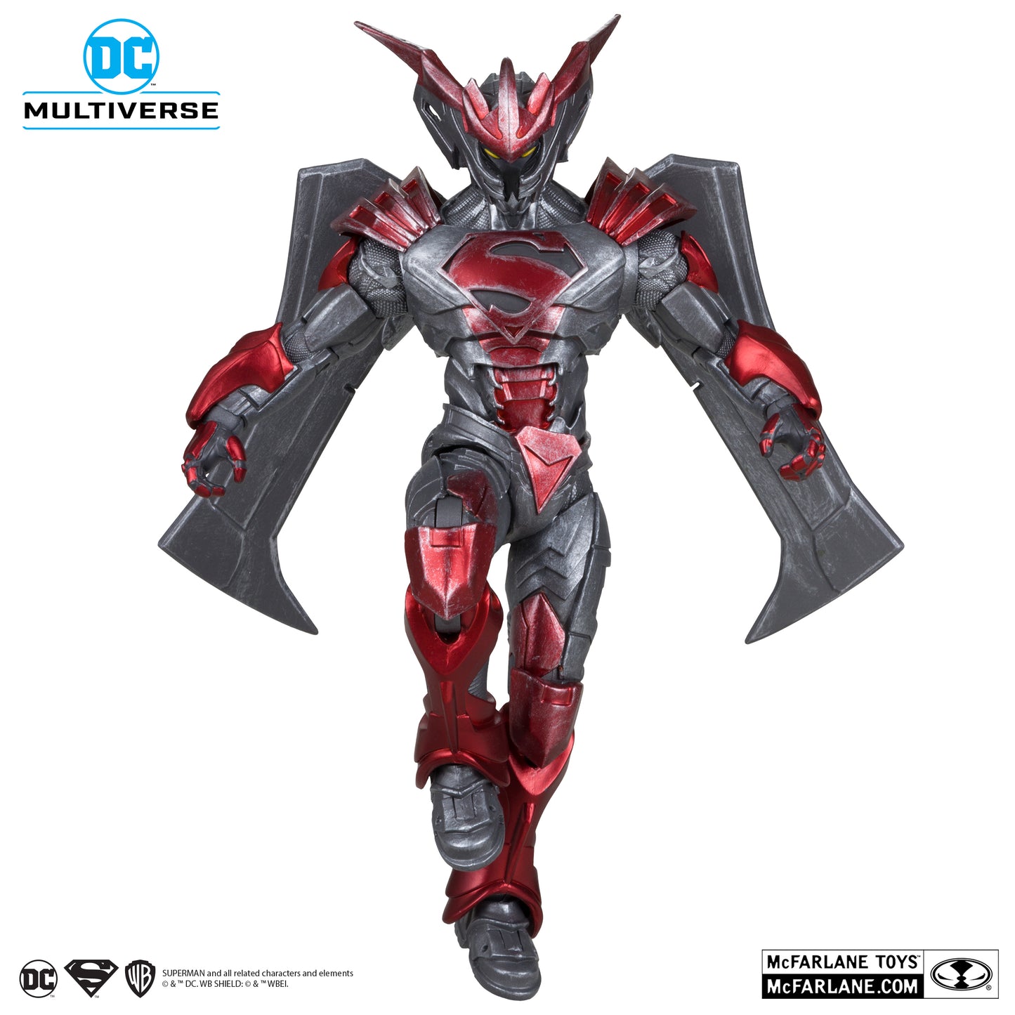 Superman Unchained Gold Label Limited Edition Figura de Acción Energized Unchained Armor Dc Multiverse Mcfarlane Toys 19 Cm