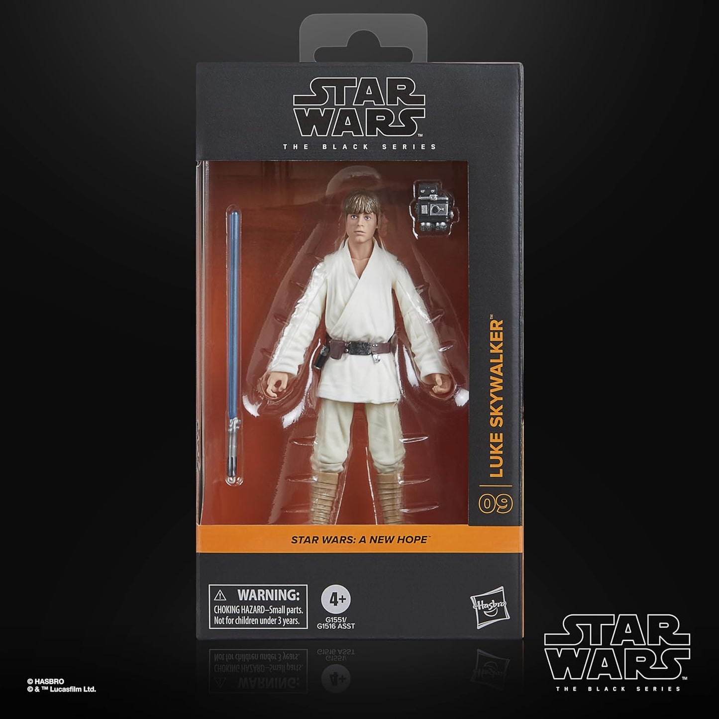 Luke Skywalker Figura De Acción Star Wars A New Hope The Black Series Hasbro 16 Cm