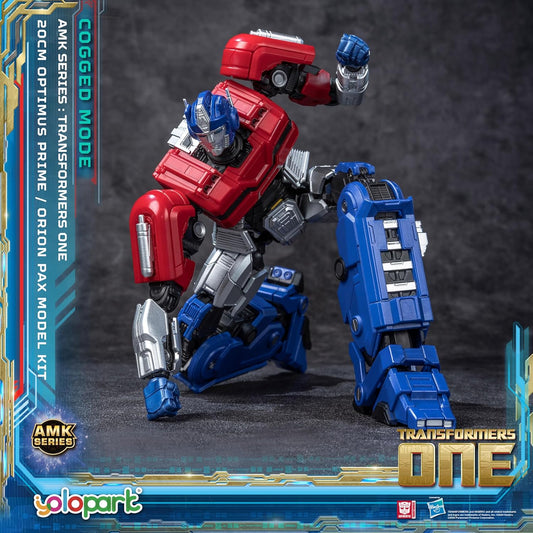 Optimus Primer Orion Pax Figura de Acción Transformers One Yolopark Transformers Model Kit AMK Hasbro 20 Cm