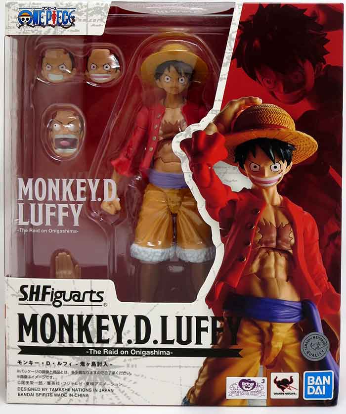 Monkey D Luffy Figura Acción The Raid On Onigashima One Piece Sh Figuarts Bandai 16 Cm