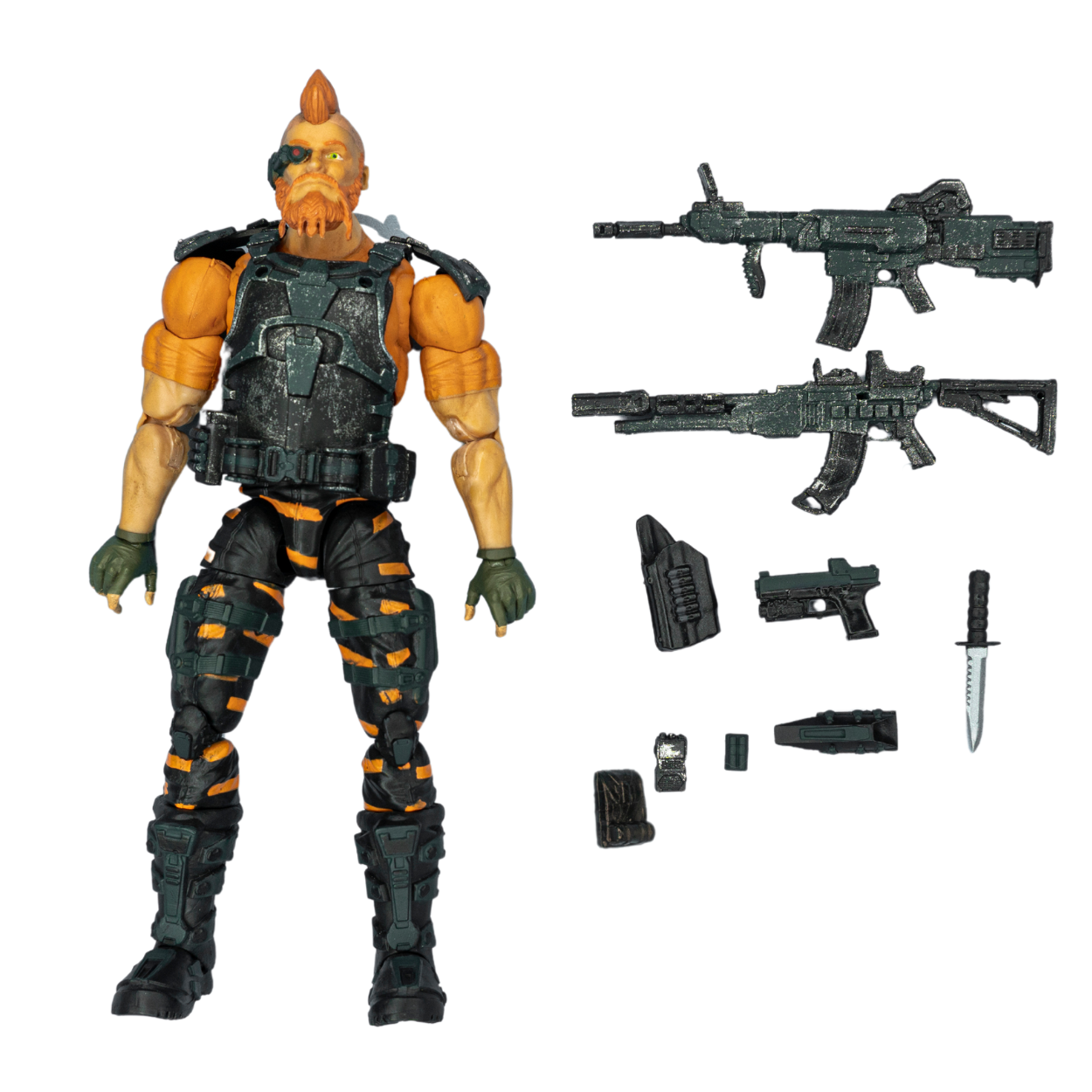 Mad Dog Figura de Acción Fist Colombia Figura Militar Soldado Joe 16.5 cm