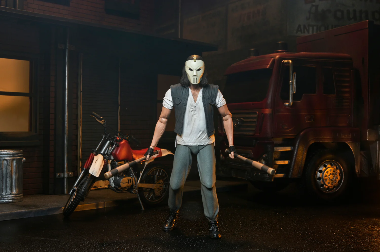 Casey Jones & Dirt Bike Pack Figura TMNT Tortugas Ninja Neca 18 cm