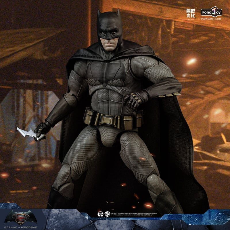 Batman Figura de Accion Batfleck Batman Vs Superman DC Studios Fondjoy 19cm