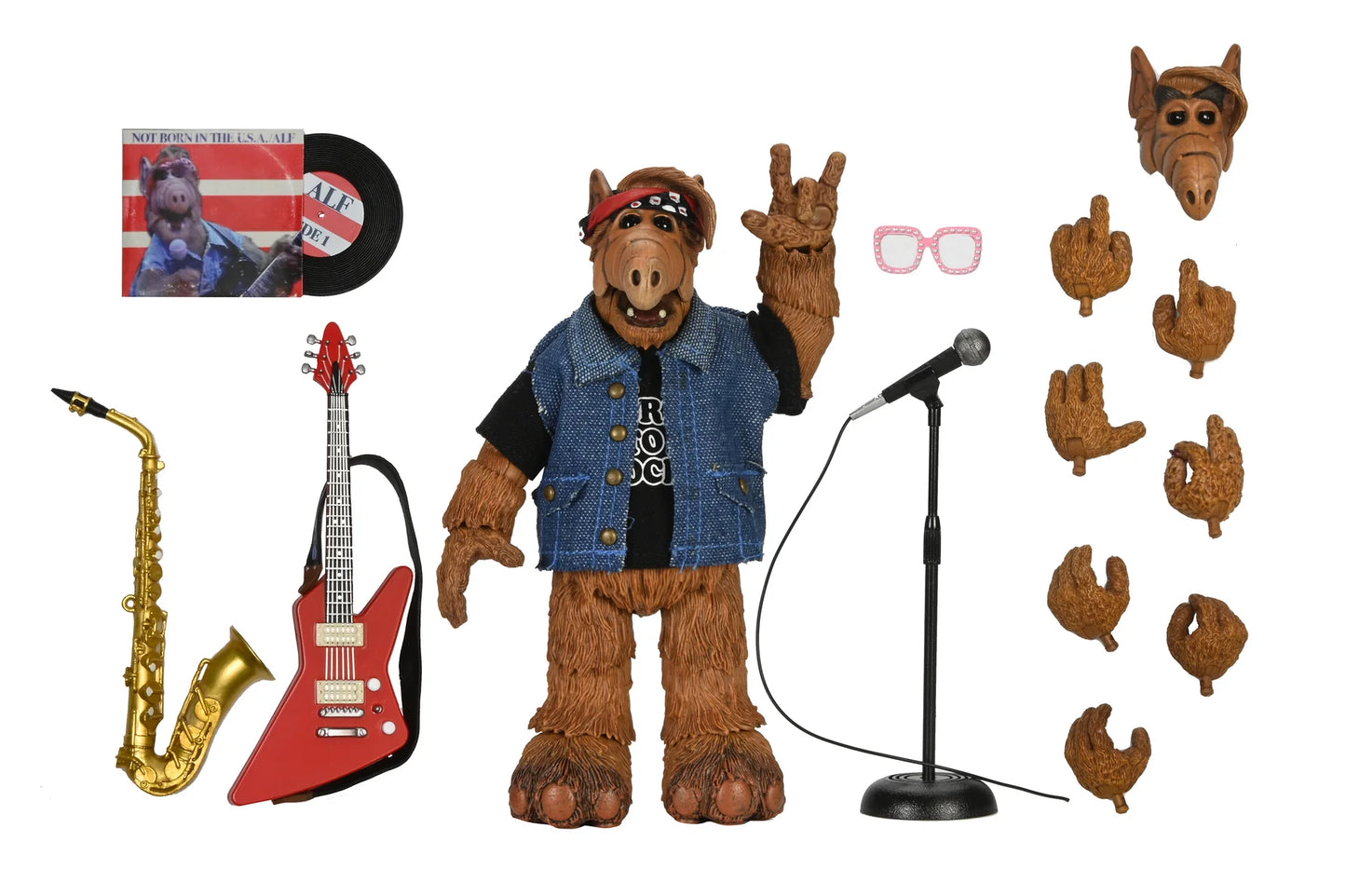 Alf Figura De Acción Alf Born To Rock Neca Ultimate 15 Cm