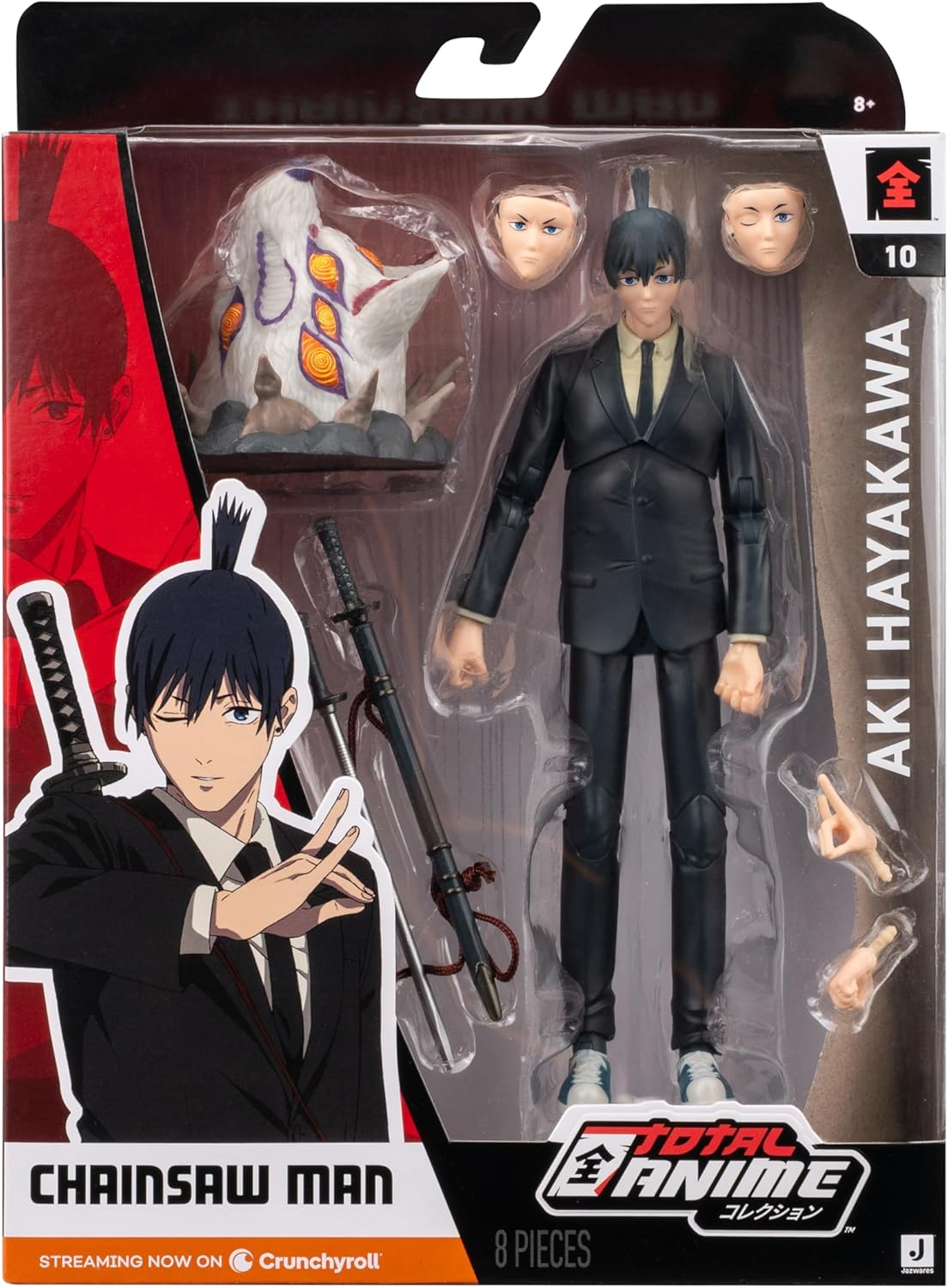 Aki Hayakawa Figura de Acción Chainsaw Man Total Anime Jazwares 16 Cm