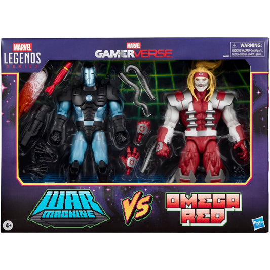 War Machine Vs Omega Red Pack Figuras Gamerverse Marvel Legends 16cm