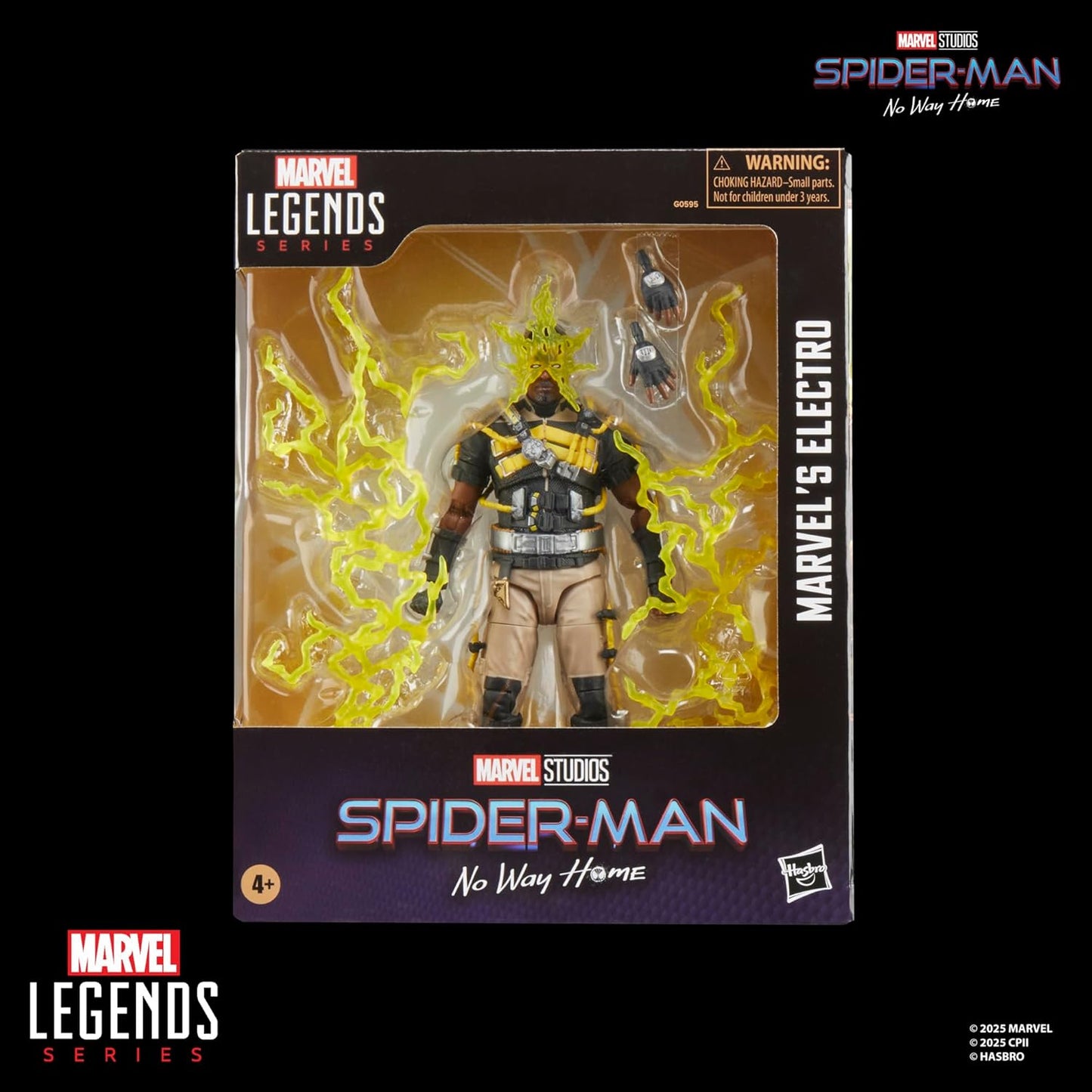 Electro Figura De Acción Spiderman No Way Home Marvel Legends Hasbro 16 Cm
