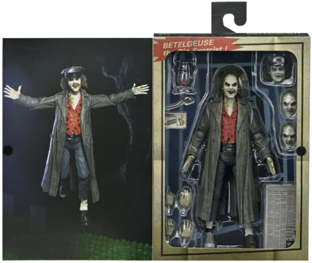 Beetlejuice Bio Exorcist Figura De Acción Beetlejuice Neca Ultimate 18 Cm