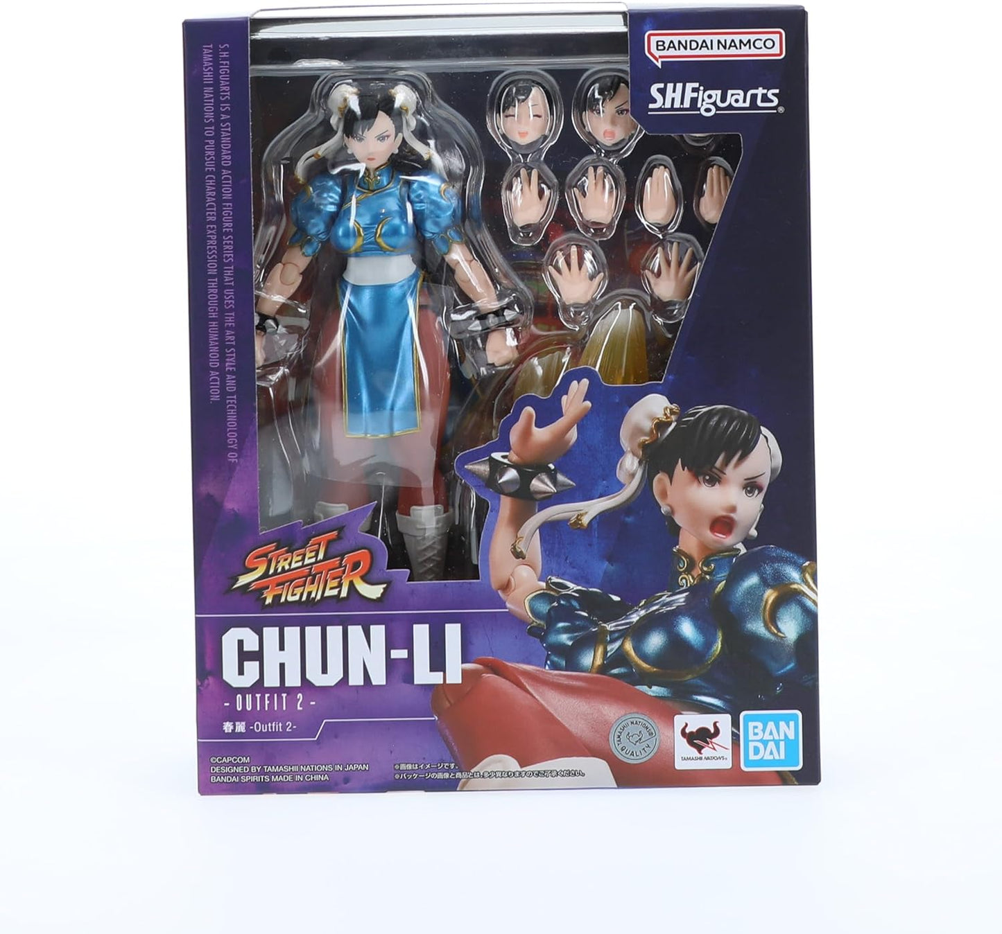 Chun Li Figura De Acción Street Fighter Outfit Bandai Sh Figuarts 16 Cm