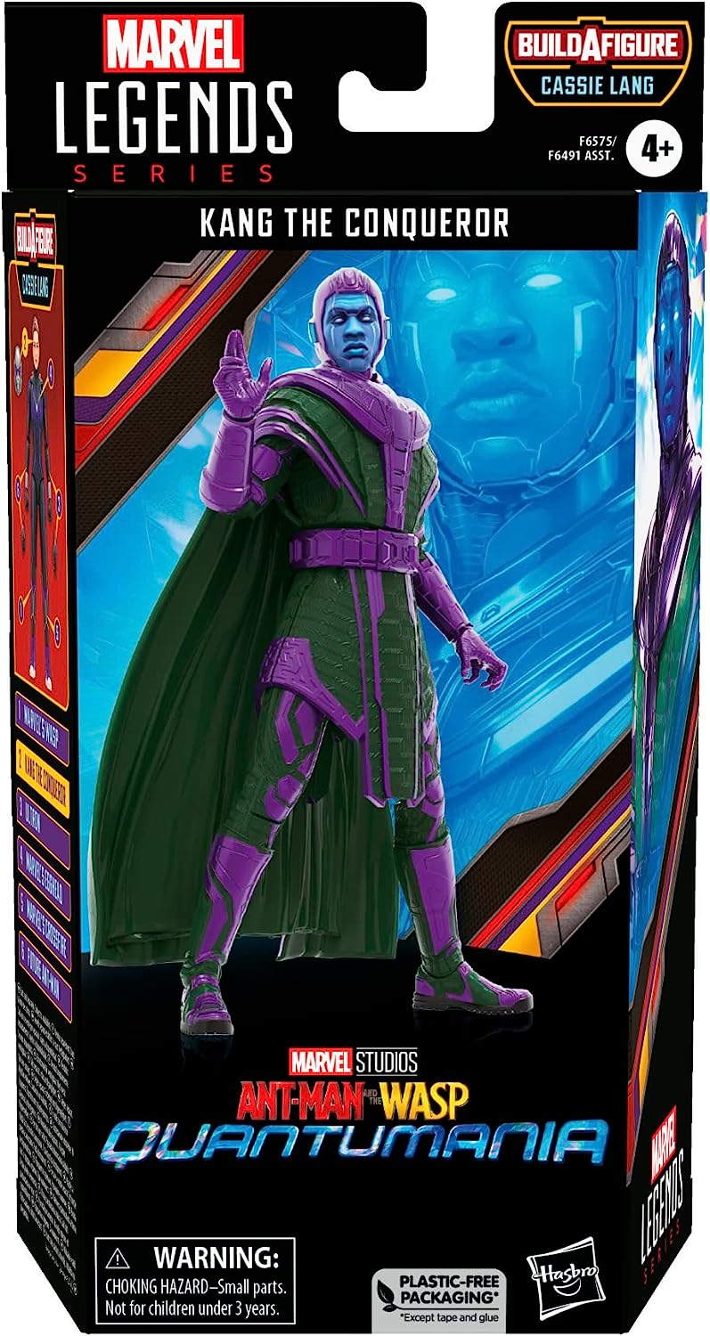 Kang The Conqueror Figura De Acción Ant Man And The Wasp Quantumania Marvel Legends Hasbro 16 Cm BAF Cassie Lang