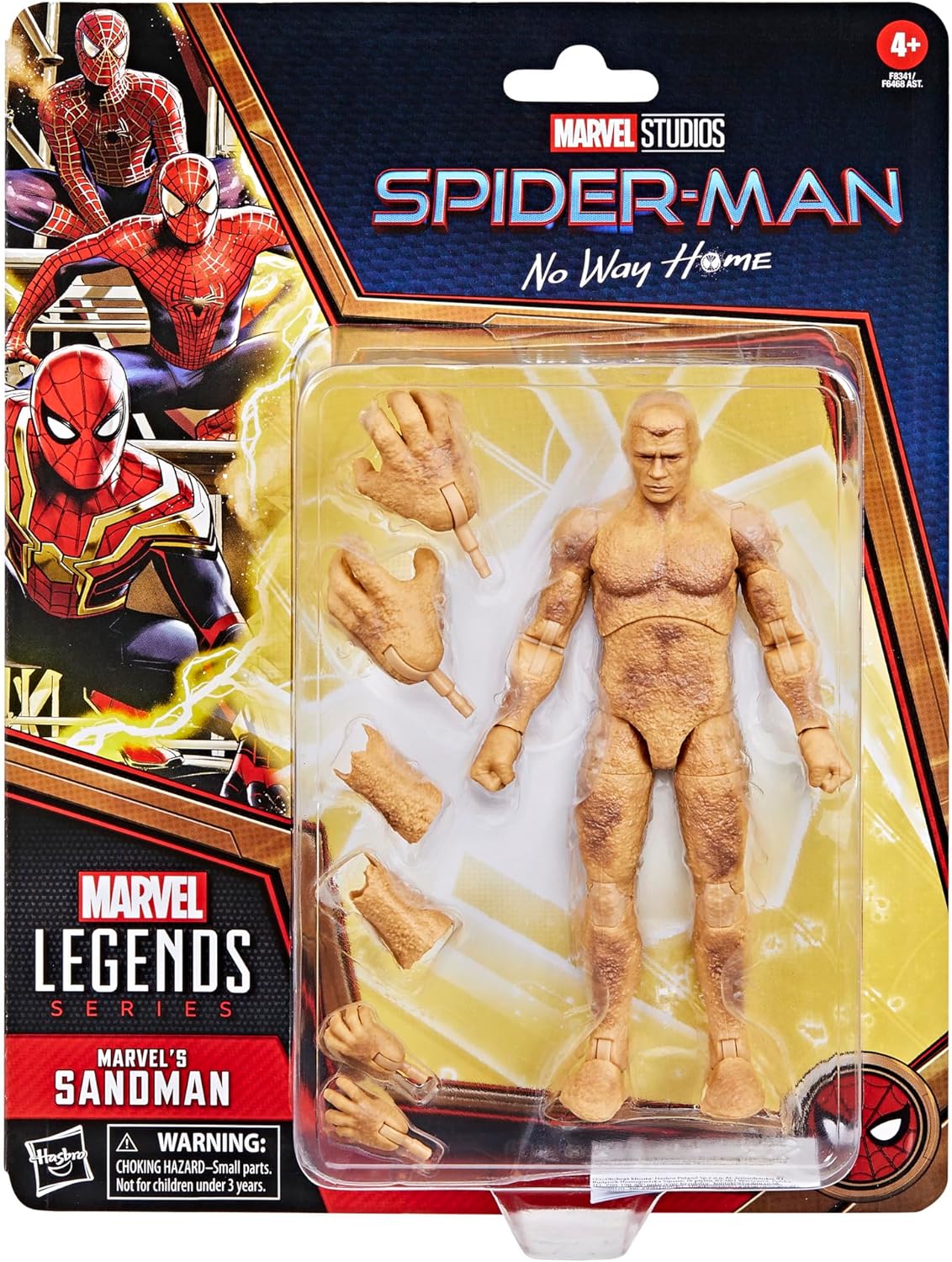 Sandman Figura De Acción Spiderman No Way Home Marvel Legends Hasbro 17 Cm